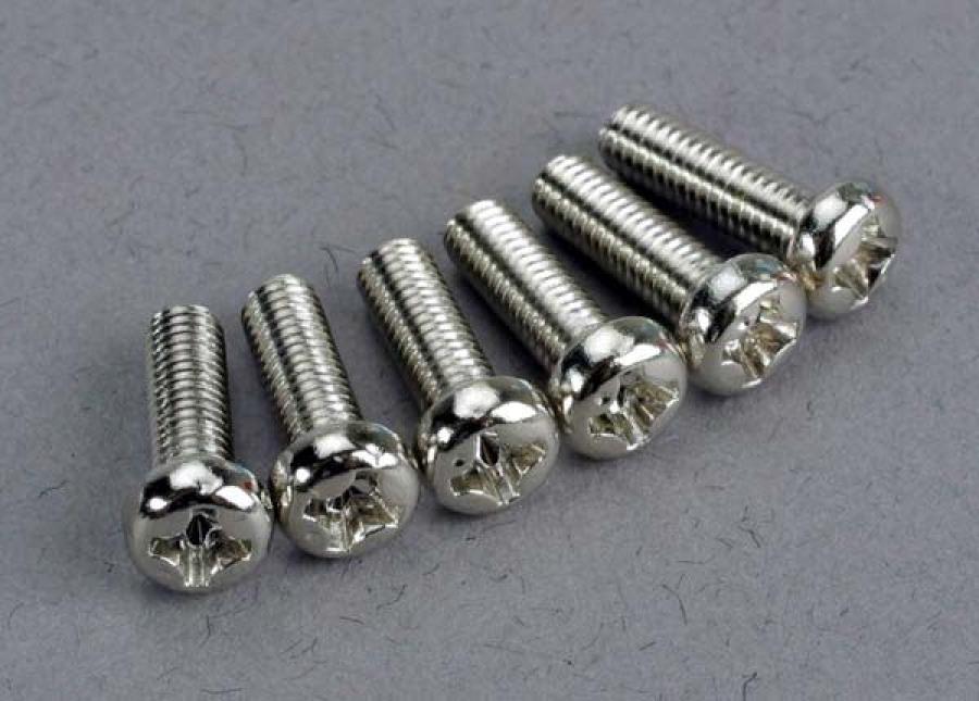 Traxxas Screws M3x10mm Roundhead (6) TRX2560