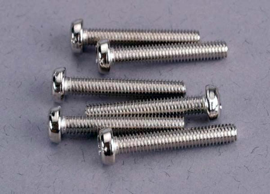 Traxxas Screws M3x18mm Roundhead (6) TRX2565