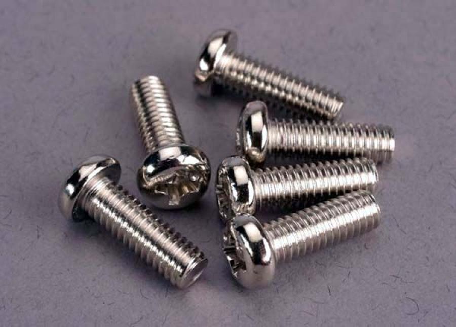 Traxxas Screws M4x12mm Roundhead (6) TRX2568