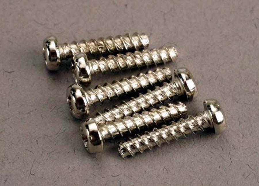 Traxxas Screws, 3x14mm roundhead self-tapping (6) TRX2677