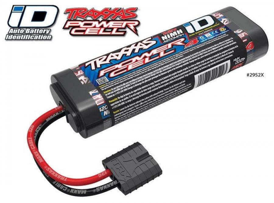 Traxxas NiMH Battery 7,2V 4200mAh Series 4 iD-connector* TRX2952X