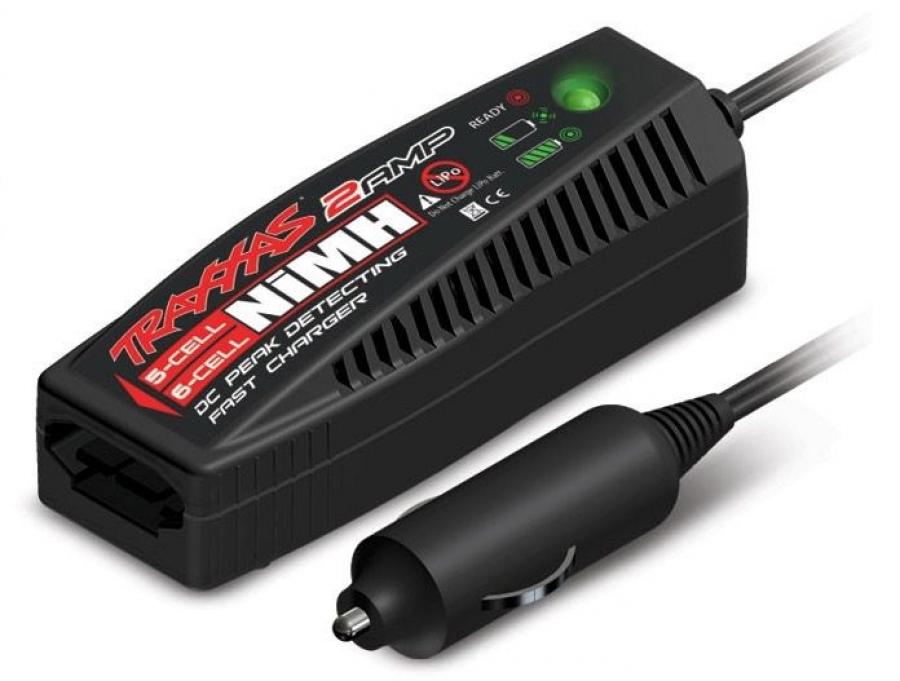 Traxxas Laddare 12volt 2 amp 5-6cell NiMH Auto ID TRX2974