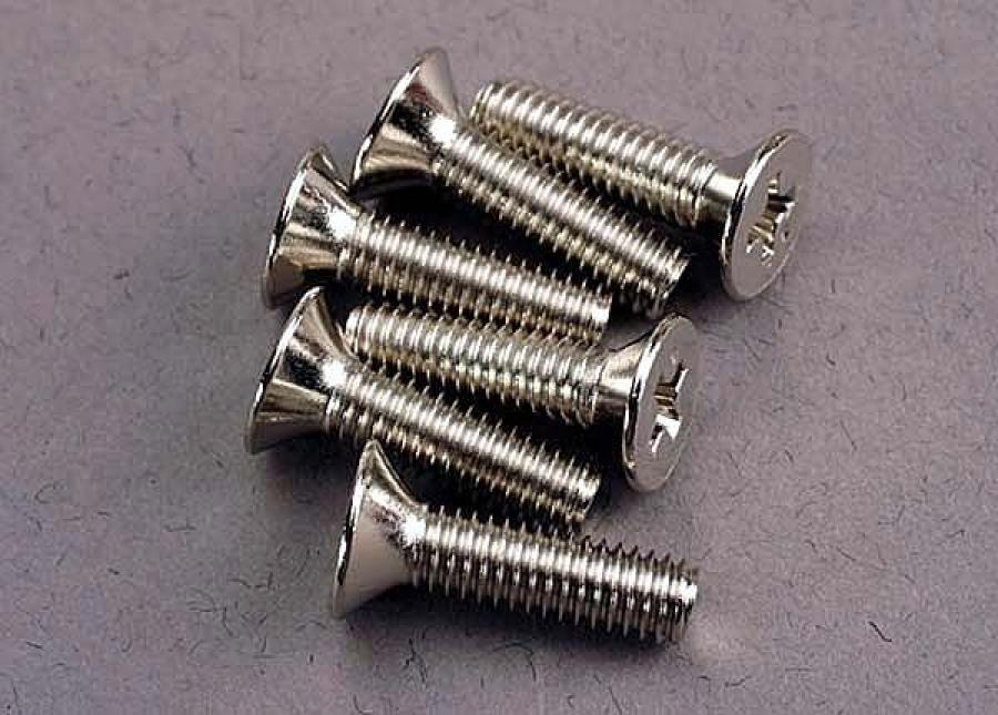 Traxxas Screws M4x15mm Countersunk (6) TRX3167