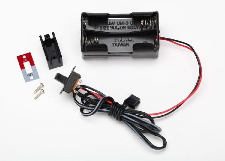 Traxxas Battery Holder 4AA with On/Off Switch TRX3170X