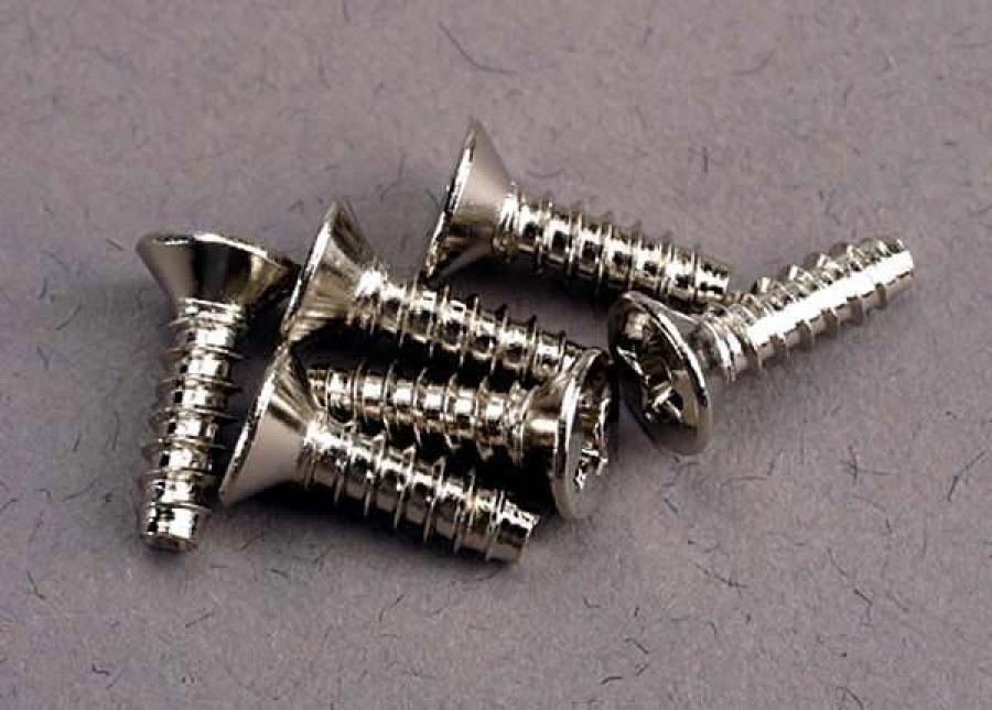 Traxxas Screws 3x10mm Self-tapping Countersunk (6) TRX3176