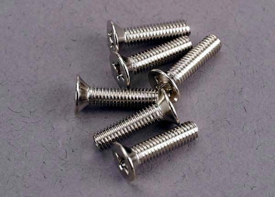 Traxxas Screws M3x12mm Countersunk (6) TRX3178