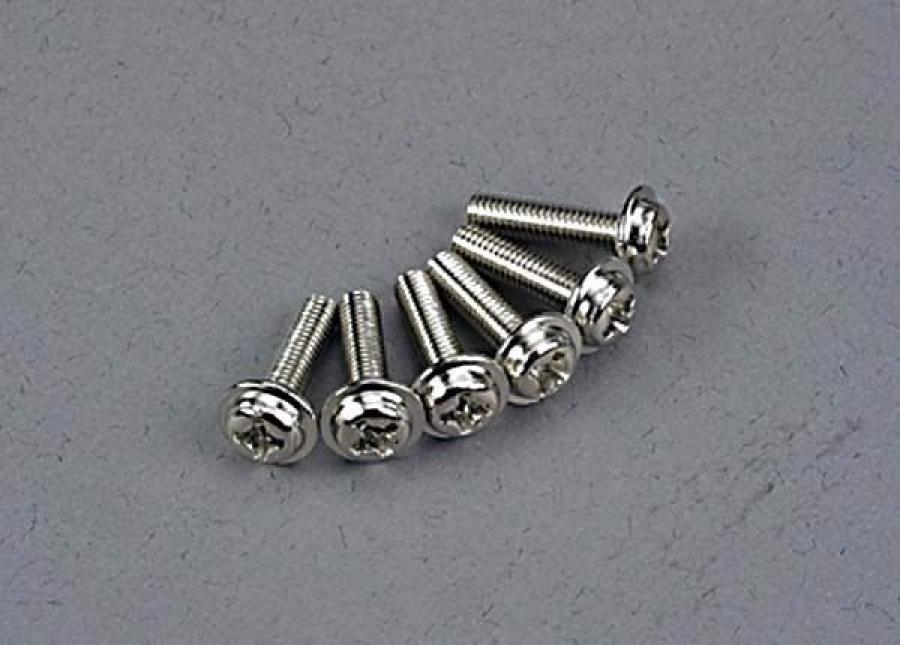 Traxxas Screws M3x12mm Washerhead (6) TRX3186