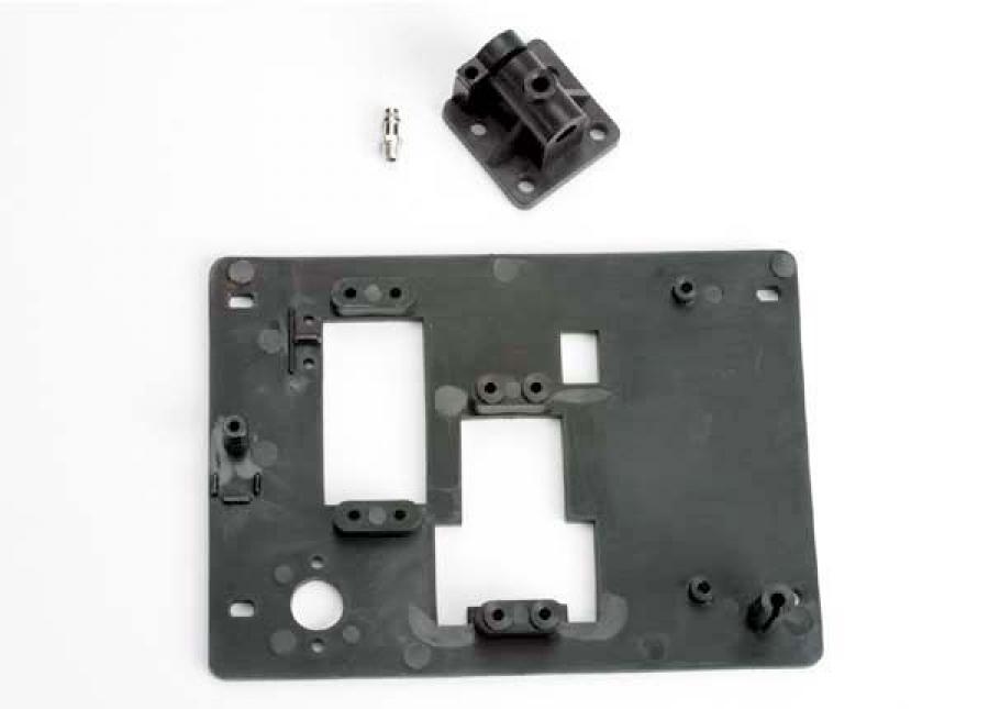 Traxxas Radio Tray / Drive Shaft Mount / Pressure Fitting Nitro Vee TRX3515