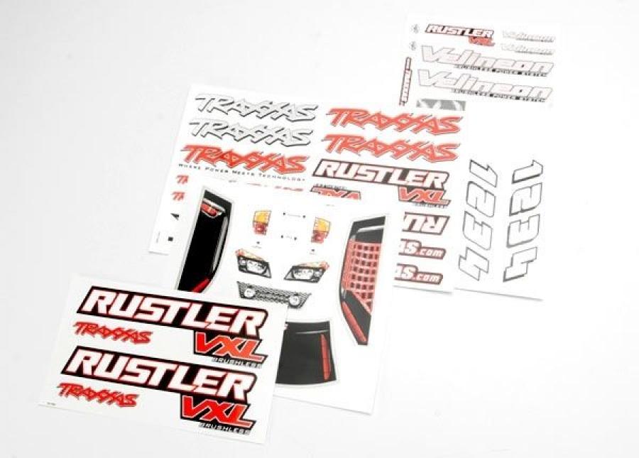 Traxxas Decal Sheets Rustler VXL TRX3713R