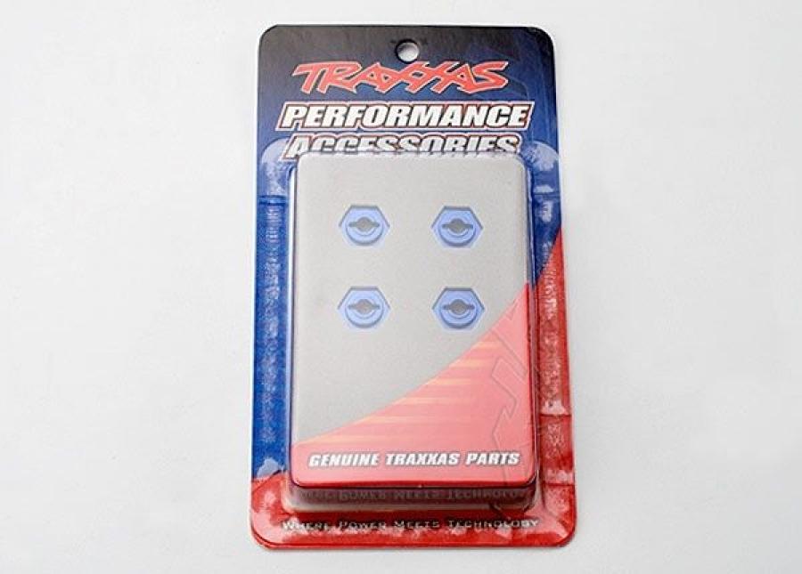 Traxxas Wheel Hex Aluminum Blue (4) TRX7154X