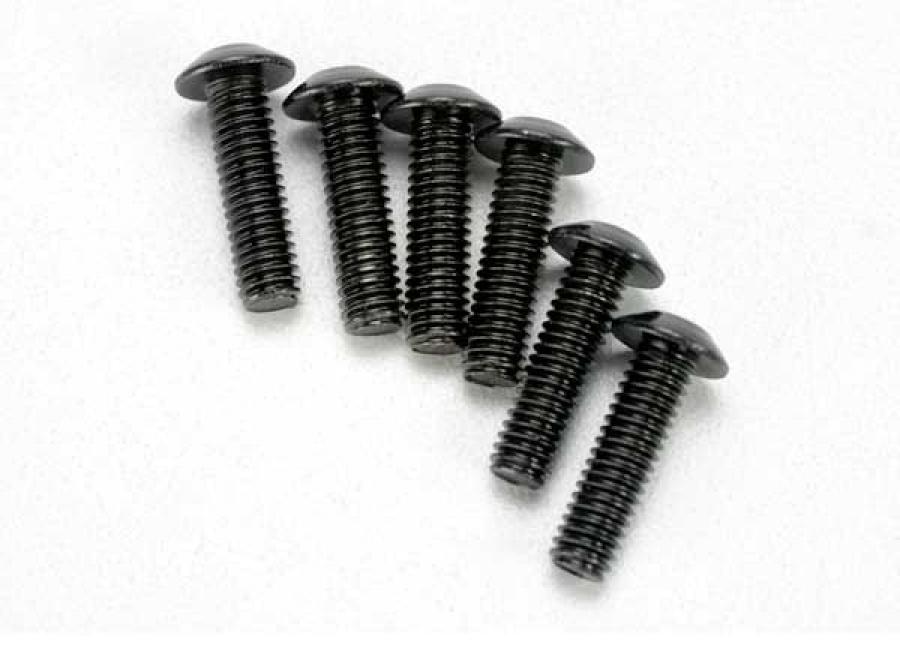Traxxas Screws M4x14mm Button-head Hex Socket (6) TRX3938