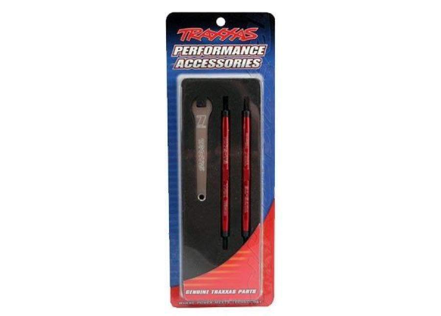 Traxxas Turnbuckle Toe Links Front 112mm Aluminium Red (2) TRX5141R