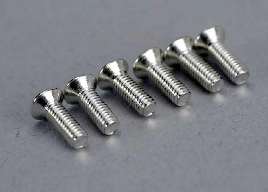 Traxxas Screws M2.6x8mm Countersunk (6) TRX5169