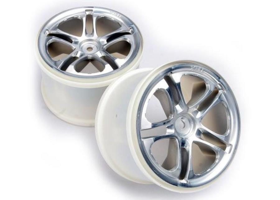 Traxxas Wheels Split-Spoke Satin (14mm) 3.8" (2) TRX5172