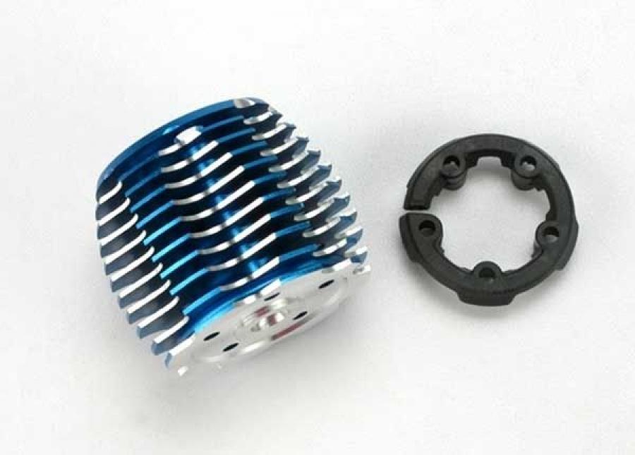 Traxxas Cooling Head Blue (with Protector) TRX 2.5 TRX5237