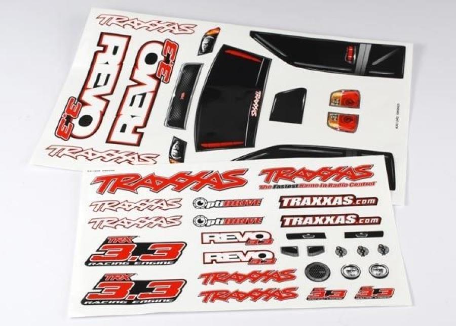 Traxxas Decal sheets Revo 3.3 TRX5313R