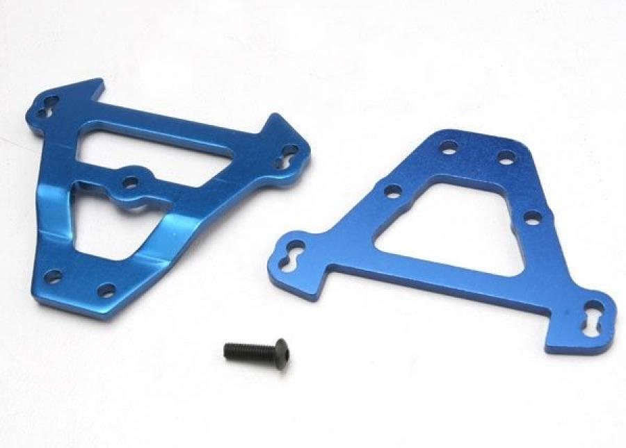 Traxxas Bulkhead Tie Bars Front & Rear Aluminium Blue TRX5323