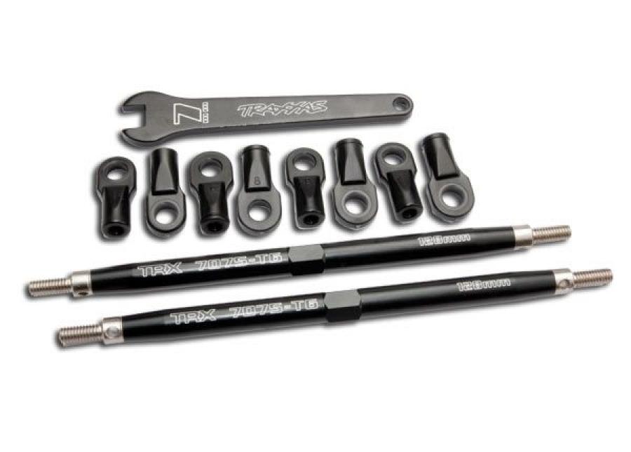 Traxxas Turnbuckles Complete Toe Link Alu. 128mm Black (2) TRX5338A
