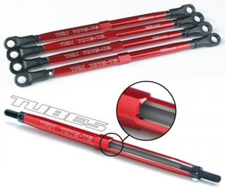 Traxxas Turnbuckles Complete Toe Link Alu. 128mm Red (4) TRX5338R