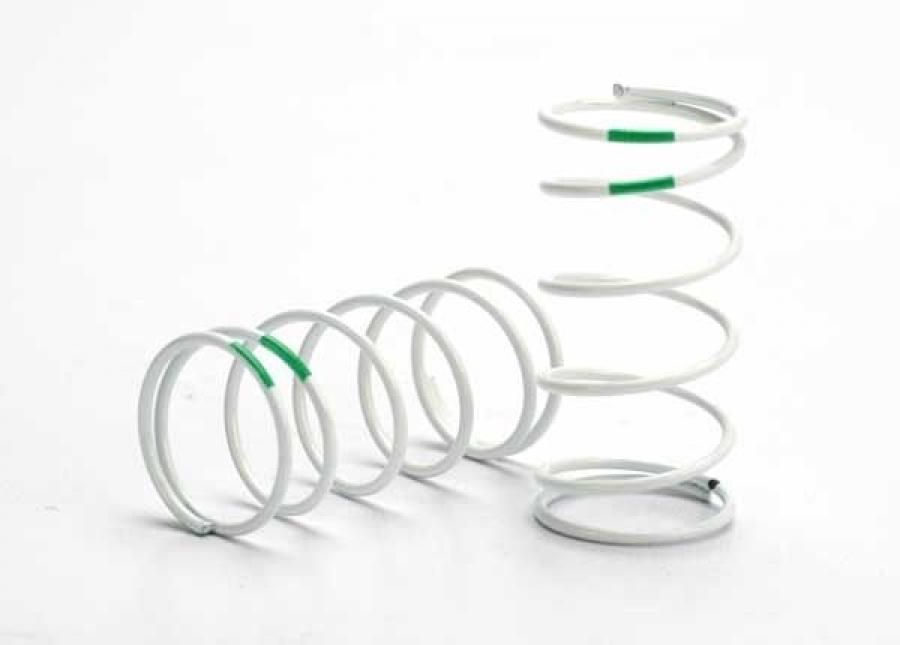 Traxxas Shock Springs GTR White (1.1 Rate Green) (2) TRX5430