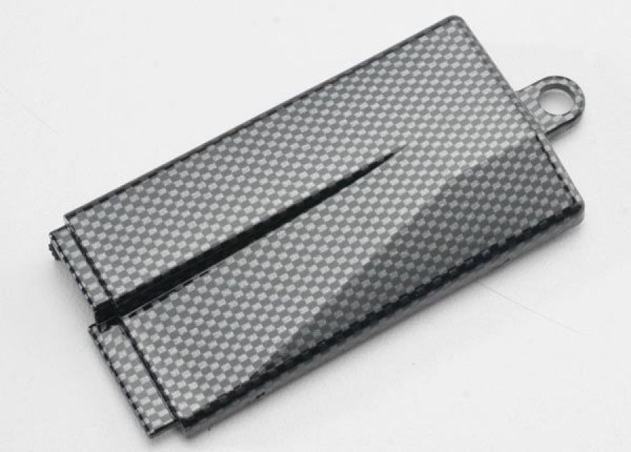 Traxxas Battery cover (mid chassis), Exo-Carbon finish (Jato) TRX5523G