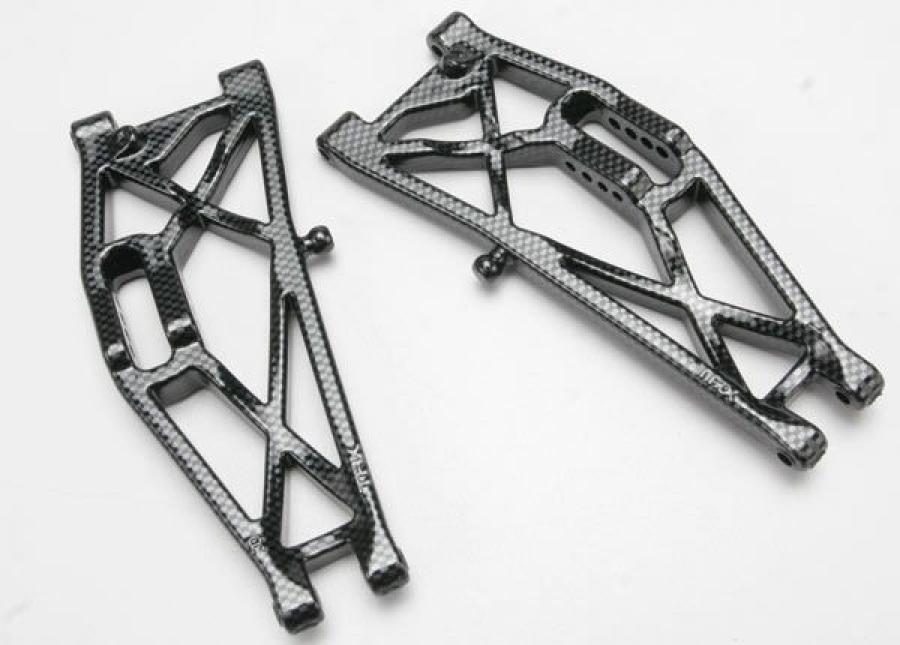 Traxxas Suspension arms, rear (left & right), Exo-Carbon finish (Jat TRX5533G