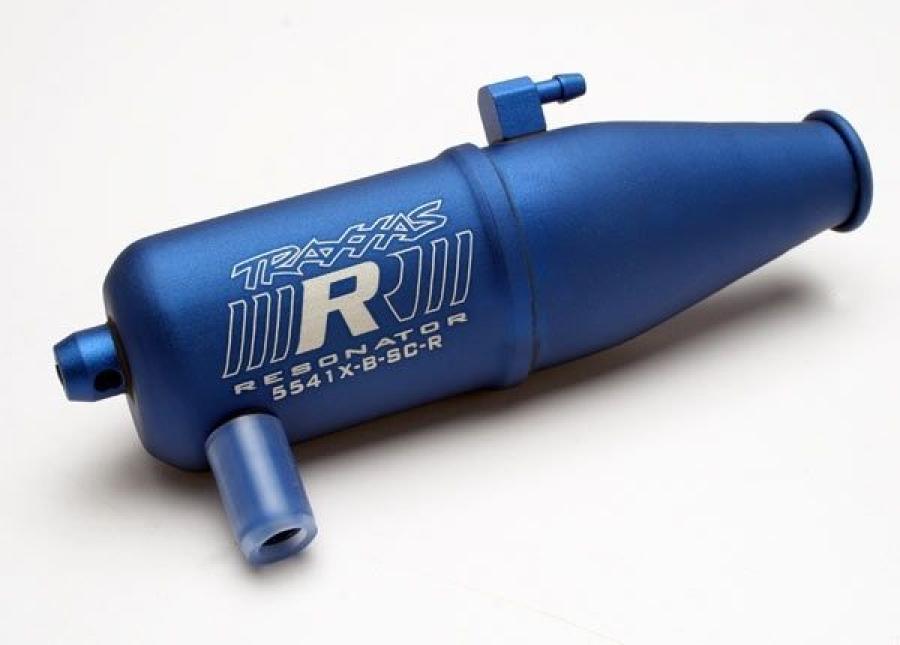 Traxxas Tuned Pipe Aluminium Blue Single-chamber TRX5541X