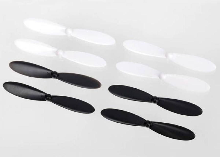 Traxxas Rotor Blade Set, white (4), black (4) TRX6225