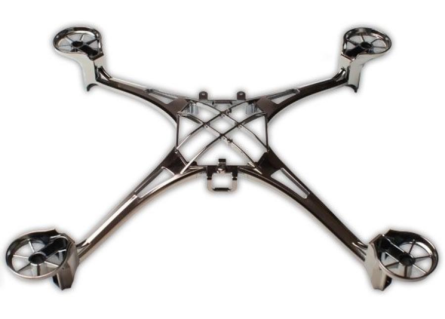 Traxxas Main Frame Black Chrome (1) TRX6623X