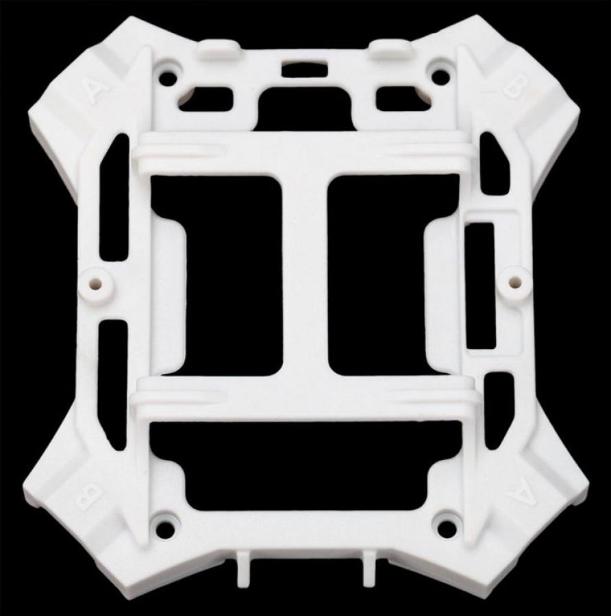 Traxxas Main Frame Lower White (1) TRX6624A