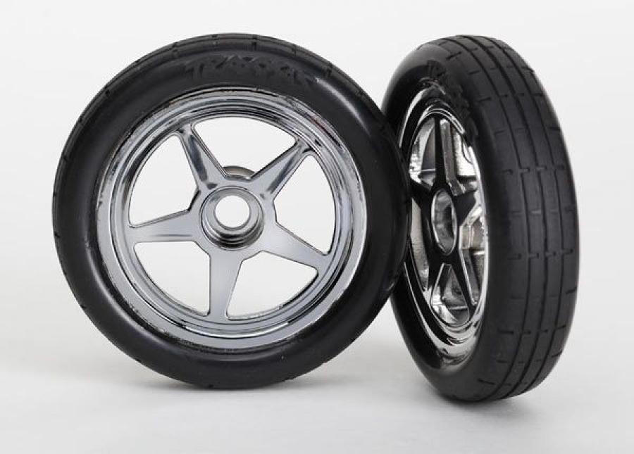 Traxxas Tires & Wheels Front Funny Car (2) TRX6975