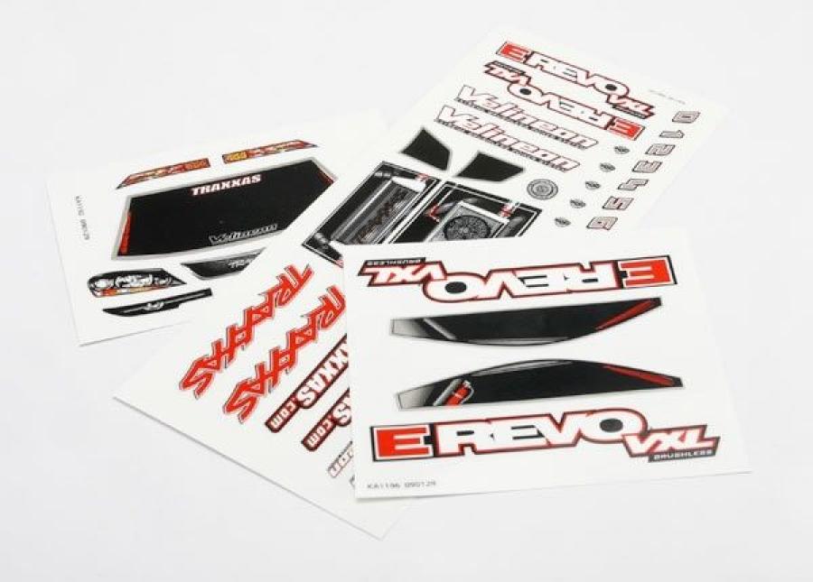 Traxxas Decal Sheets 1/16 E-Revo VXL TRX7113