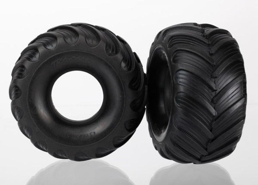Traxxas Tires, Monster Jam replica, dual profile (1.5" outer and 2.2 TRX7267