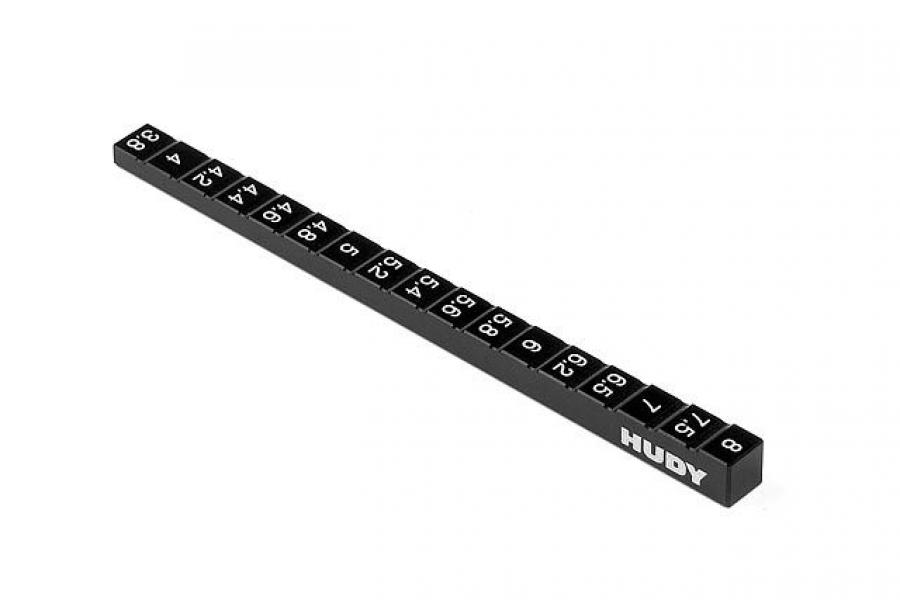 Ultra-Fine Chassis Ride Height Gauge 3.8-8mm