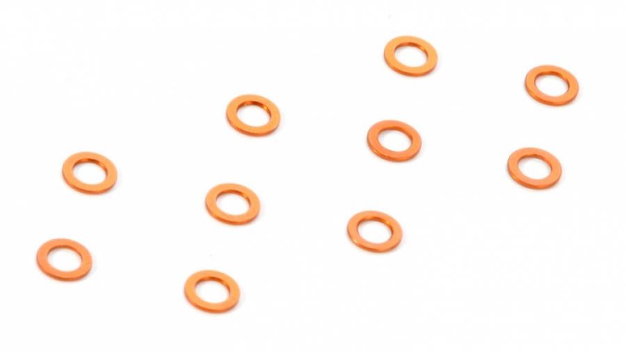 Xray  Alu Shim 3x5x0.5mm Orange (10) 303142-O