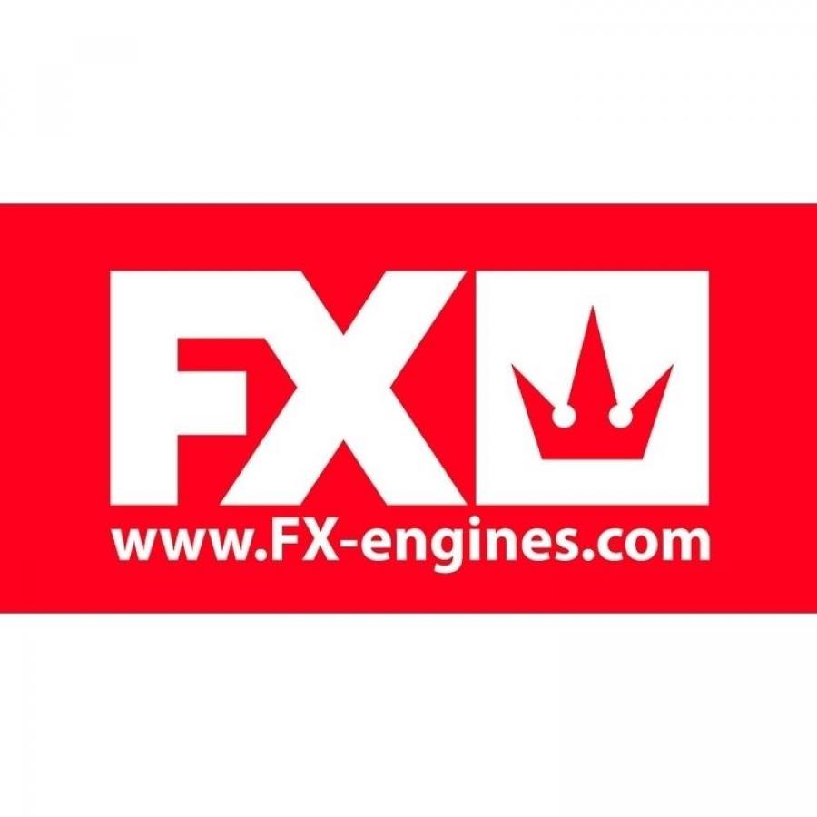 FX Outdoor Fabric Banner 200x100cm red