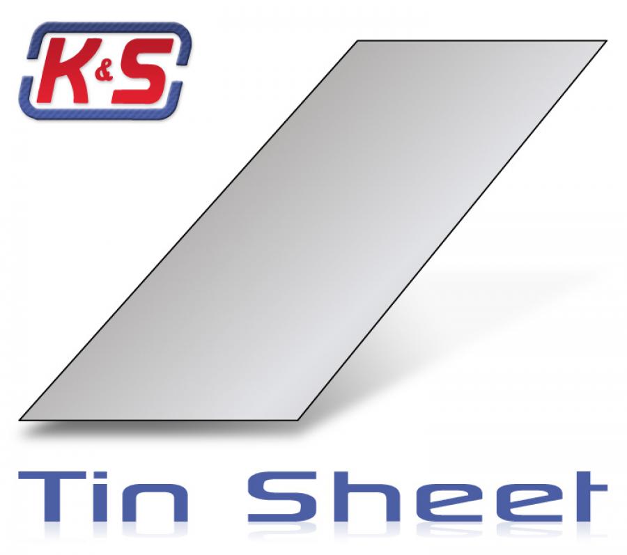 Tin sheet metal 0.13 4x10" (6pcs)
