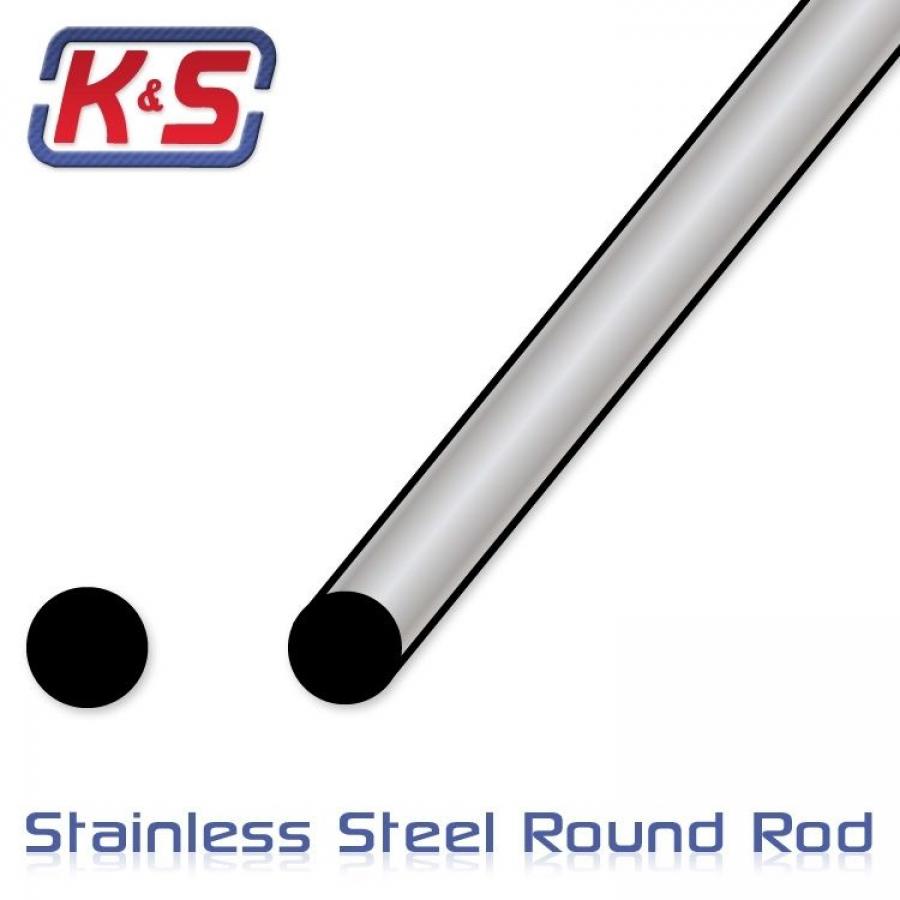 Stainless steel rod 3/16''(4.8x300mm) (8pcs)
