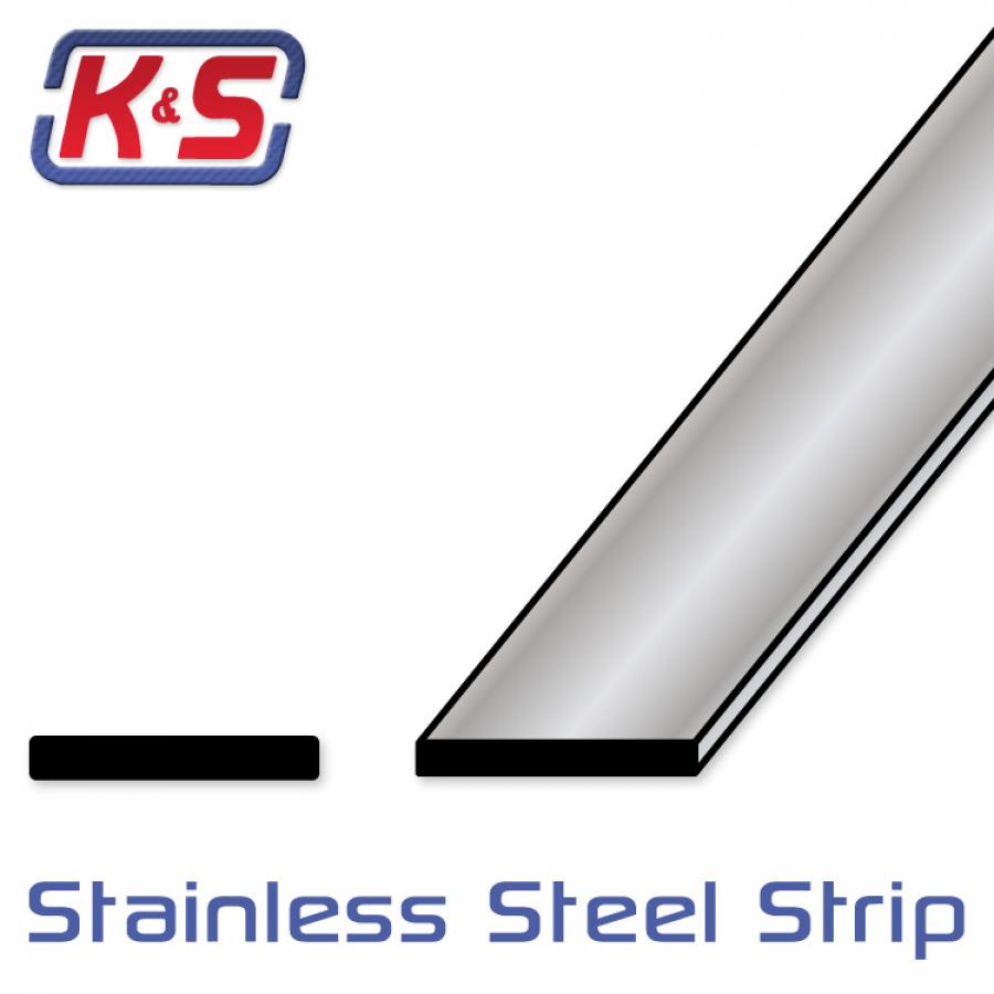 Stainless Strip 0.25 x 18.8 x 305 mm (1pcs)
