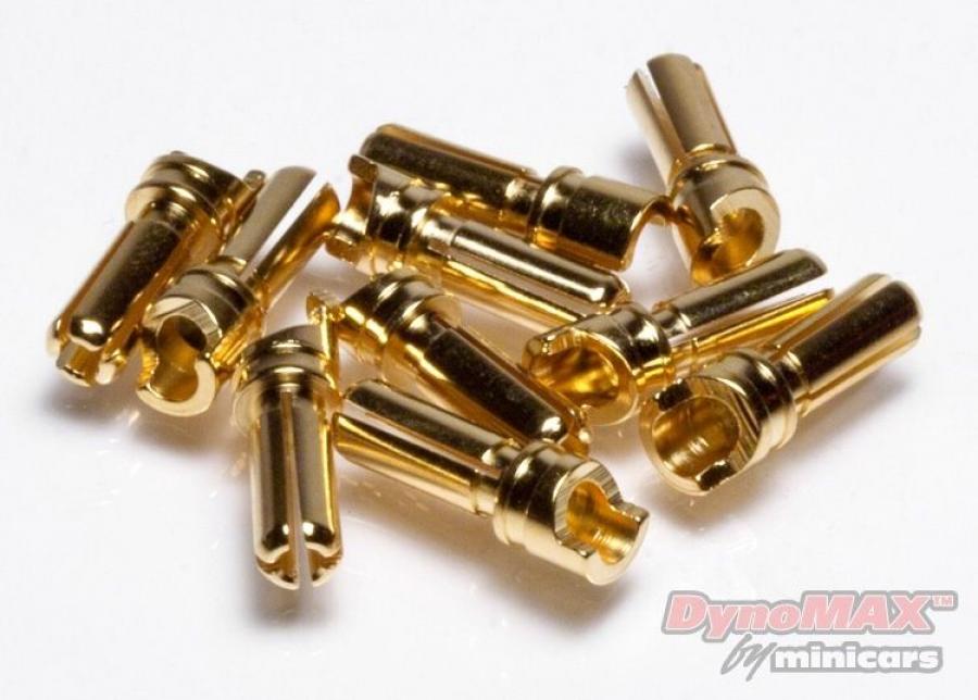 Connector Bullet Male 3.5mm 10pcs