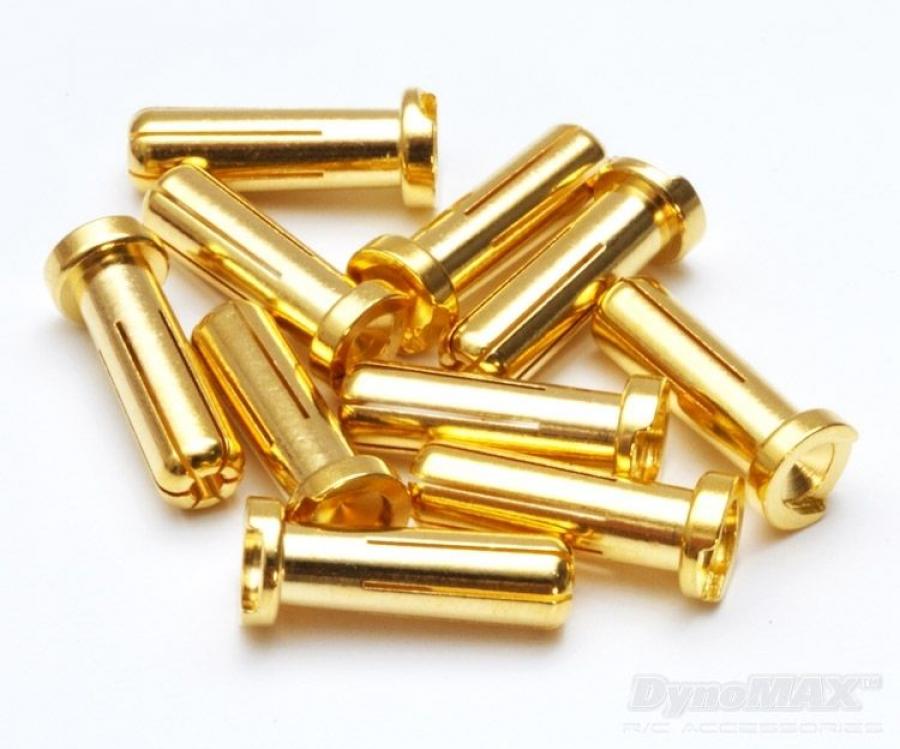 Connector Bullet 5mm Male Car 10pcs