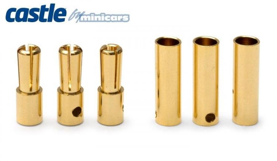 4mm Bullet Connectors 3pairs 75A