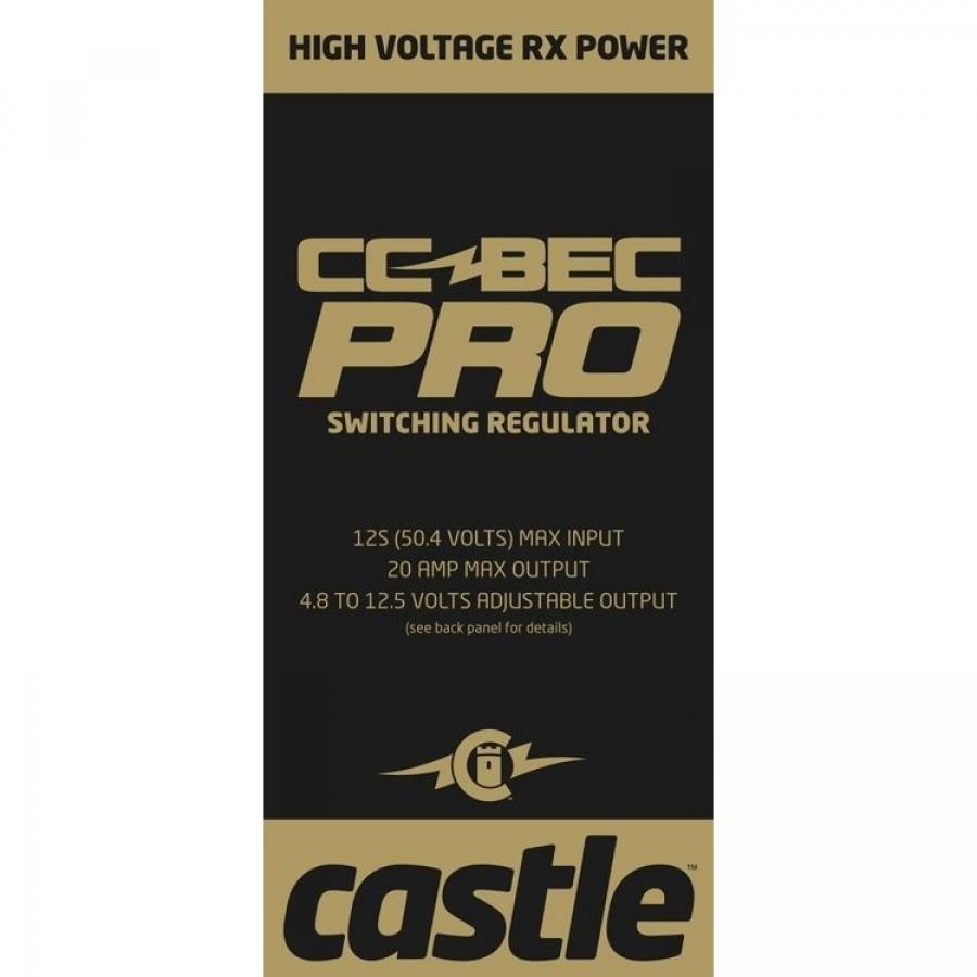 CC BEC PRO 20A MAX OUTPUT, 12S/50.4V MAX INPUT SWITCH