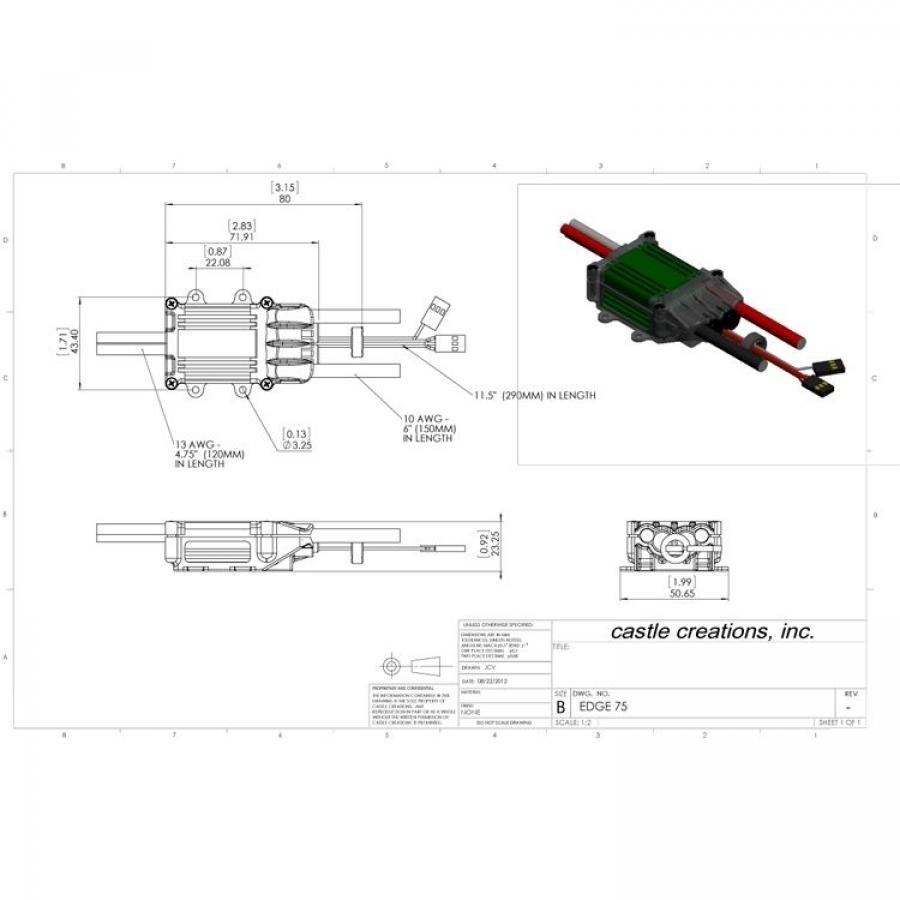 Phoenix Edge 75 32V 75A ESC 5A BEC