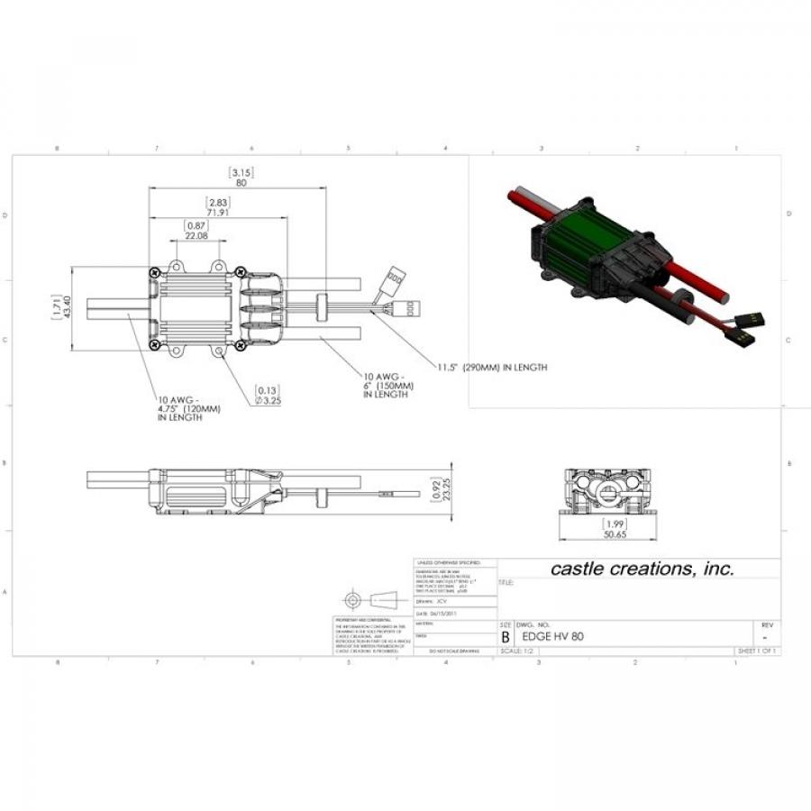 Phoenix Edge HV-80 50V 80A ESC