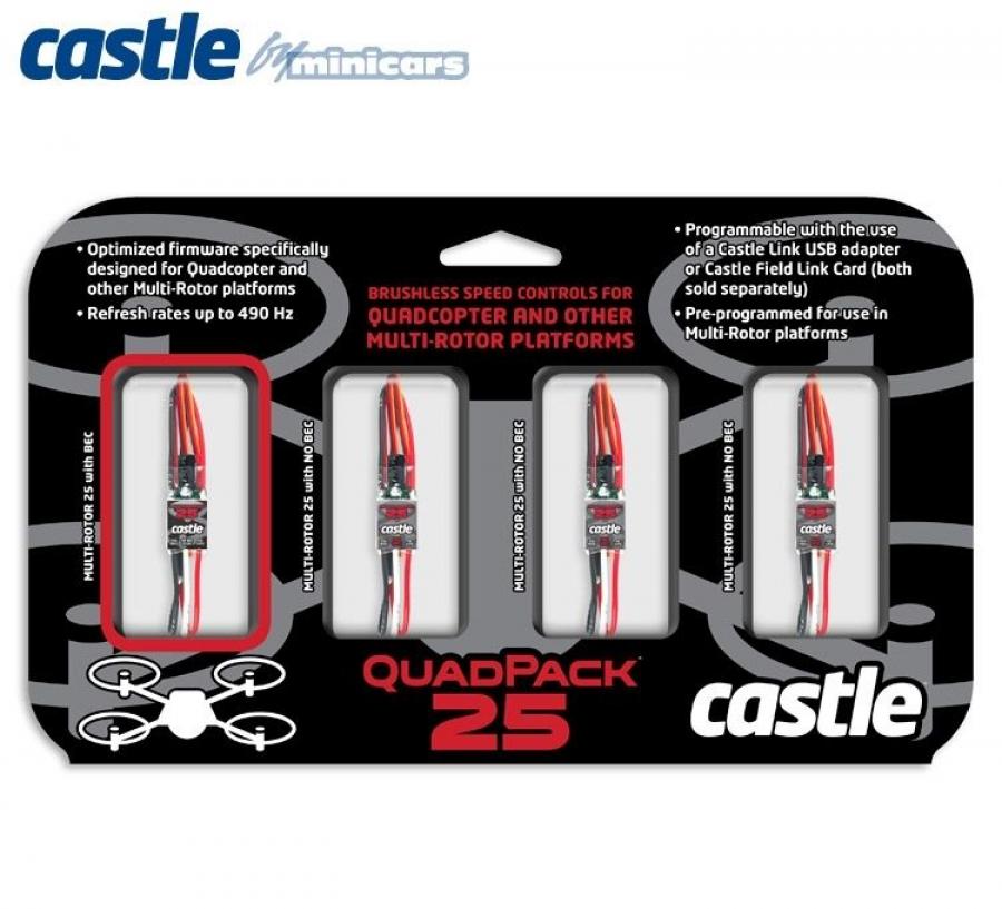 Quadpack 25 - Multirotor 4-Pack 25A ESCs