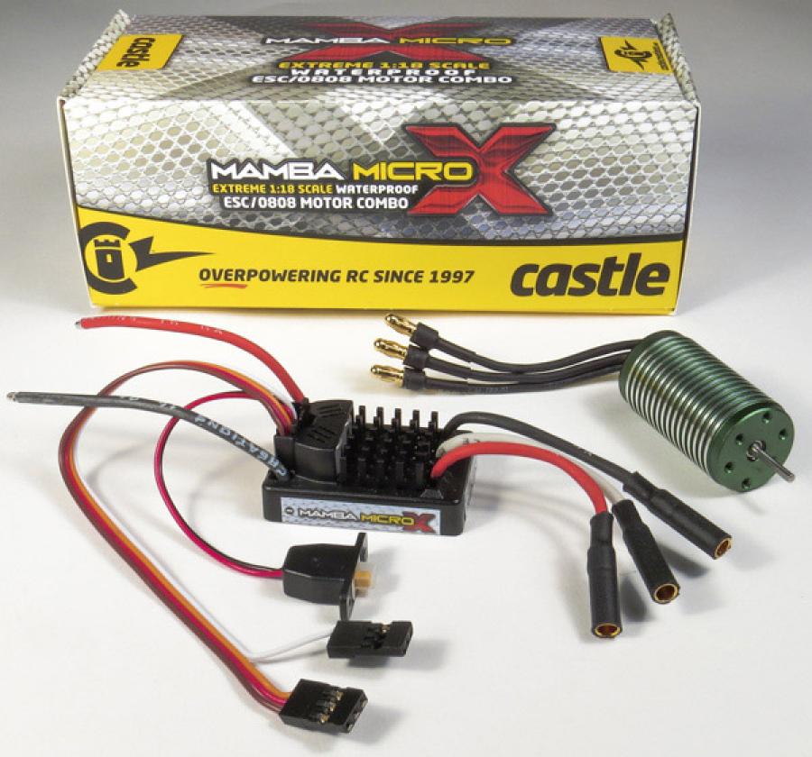 Mamba Micro X - 1:18 Combo w/0808 4100kv motor