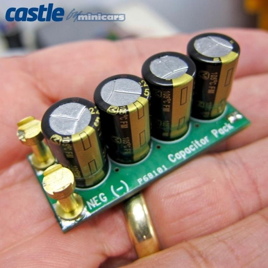 Castle Creations Capacitor Pack, 12S Max (50.0V), 1100Uf