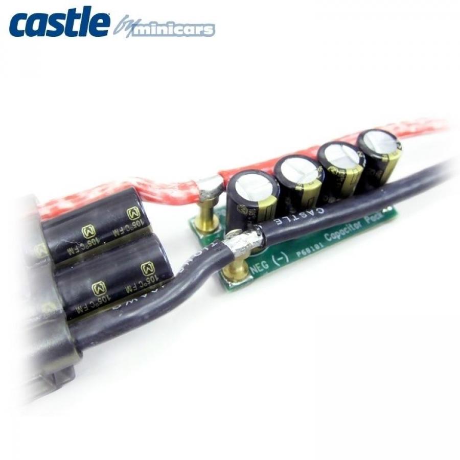 CASTLE CREATIONS CAPACITOR PACK, 12S MAX (50.0V), 1100UF