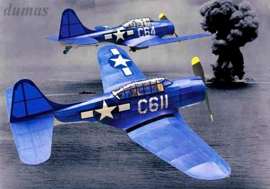 SBD-5 Dauntless 457mm Wood Kit